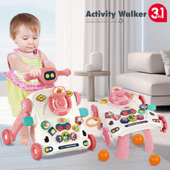 Asou pink steering-wheel image highlights engaging steering play to support coordination