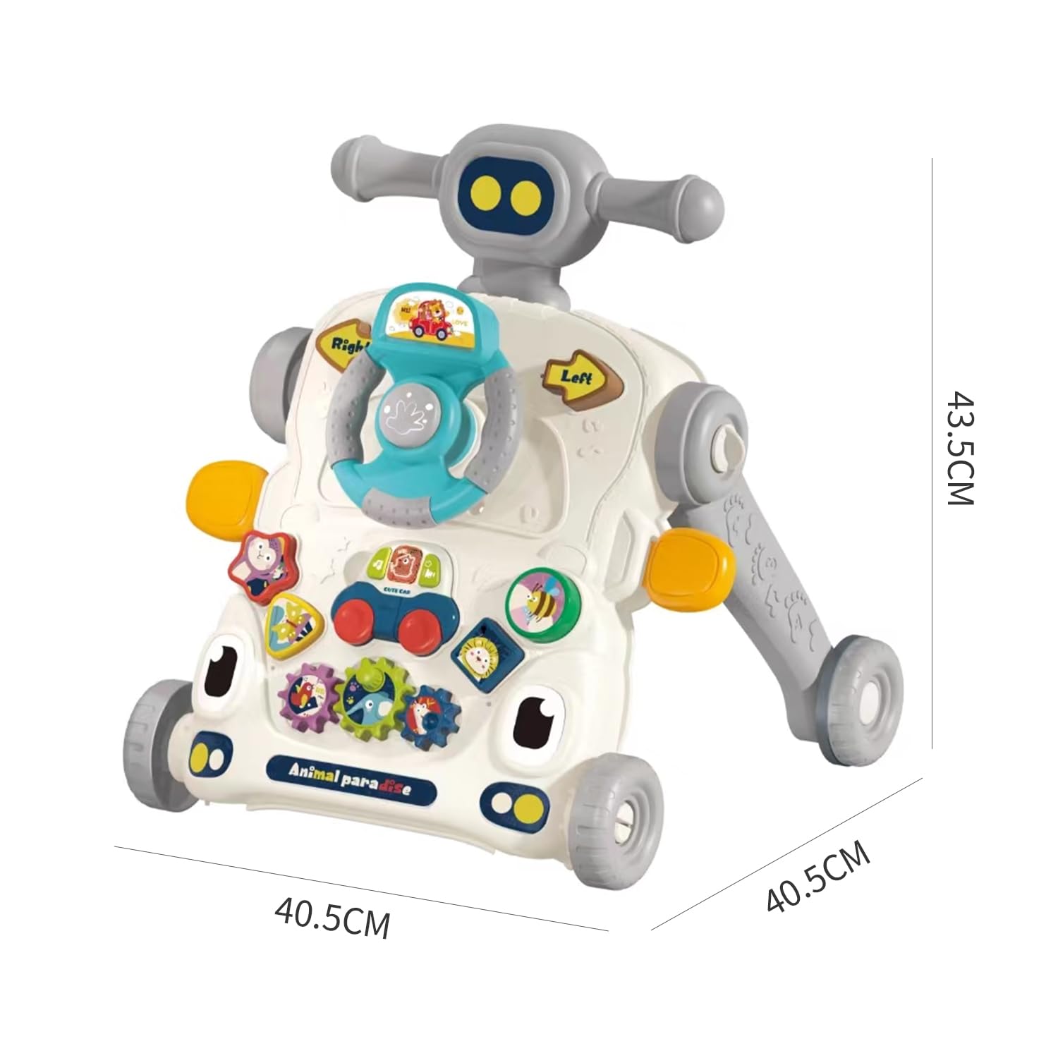 Asou rear-wheels image demonstrates adjustable speed for smoother pushes.