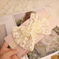 Asphinien baby headband for baptism ceremonies, adds graceful touch to outfits