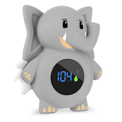 ASRIO baby bath thermometer elephant display shows safe bath temperature clearly