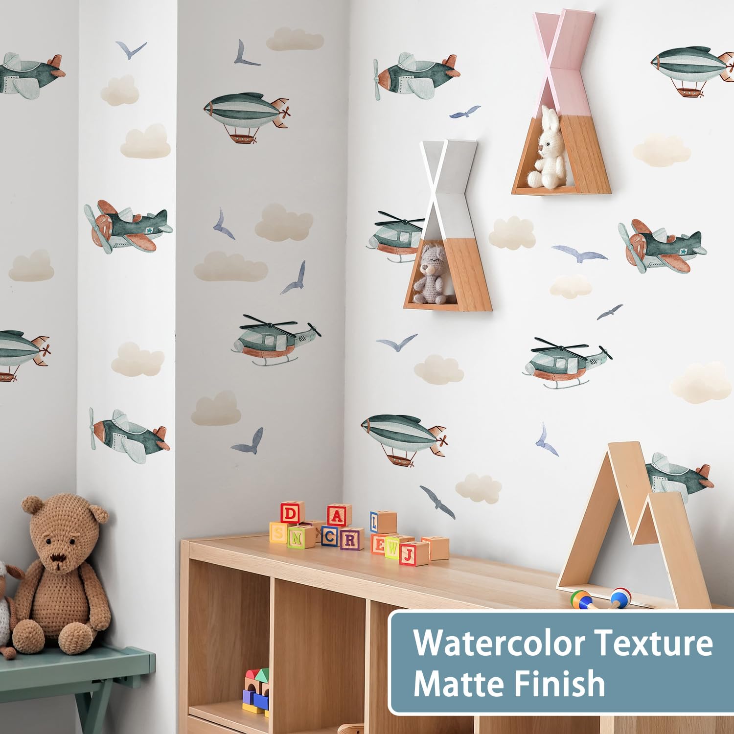 Astrkiz nursery wall art decal enhances bedrooms with easy-to-apply style.
