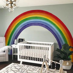 astrkiz rainbow wall decal panel 1 — vibrant colors brighten kids' rooms and inspire play.
