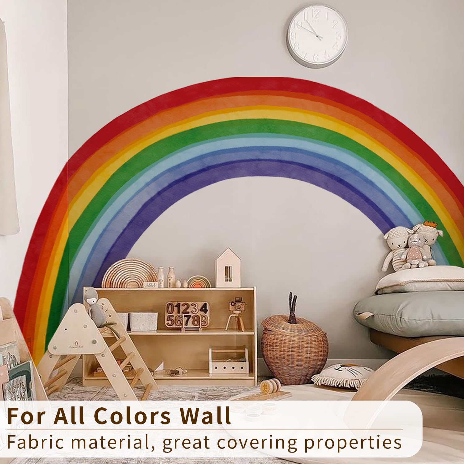astrkiz rainbow wall decal panel 5 — five-panel design for flexible, wall-ready installation.