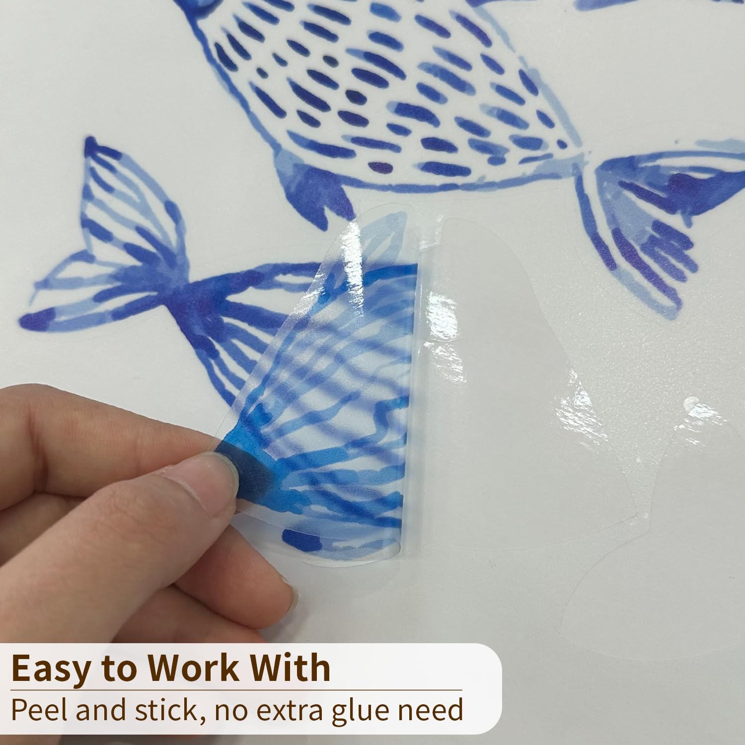 astrkiz Under The Sea decals fish-4 create coastal scenes on walls.