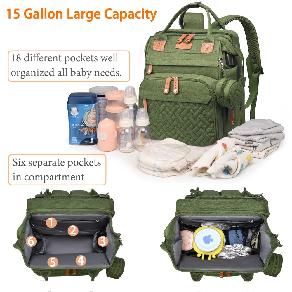 Astro alan diaper bag anti-theft pocket keeps valuables secure during outings