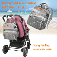 Astro alan diaper bag foil-pocket bottle-warmth feature keeps milk ready