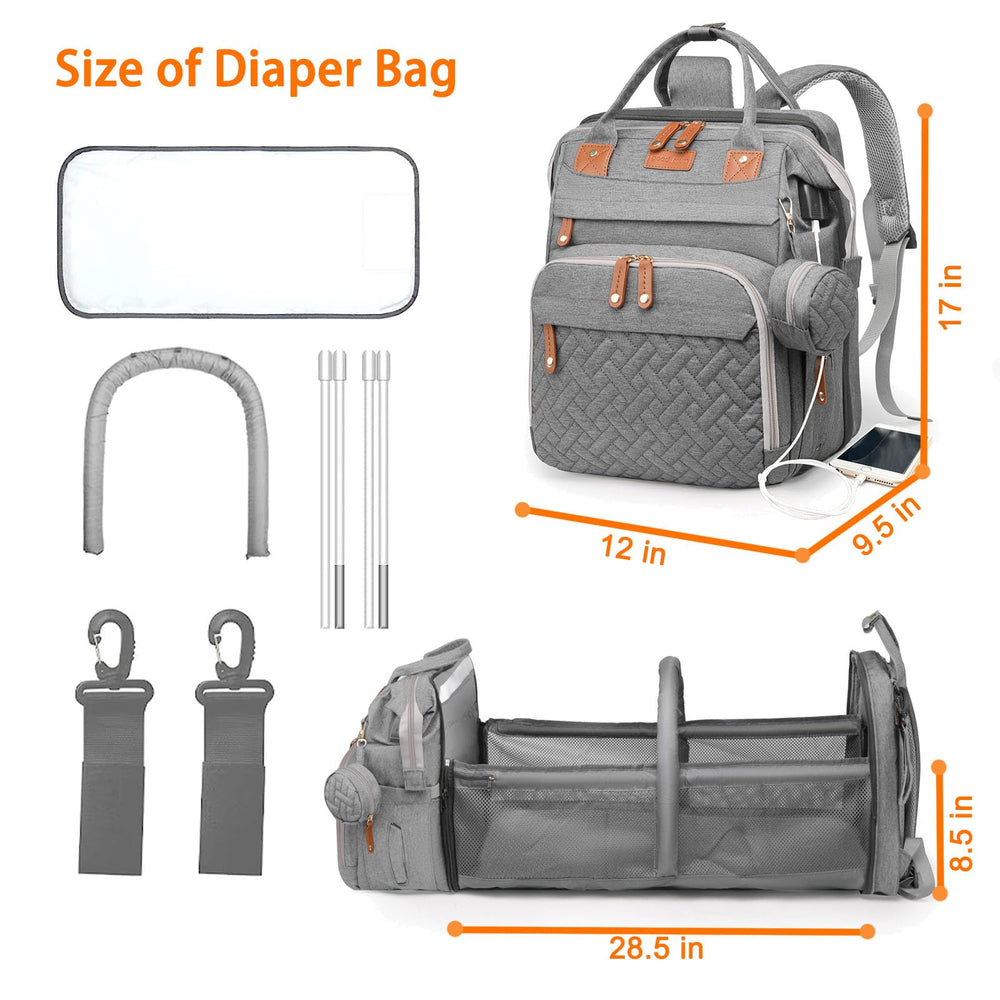 Astro alan diaper bag waterproof-fabric keeps contents clean during outings