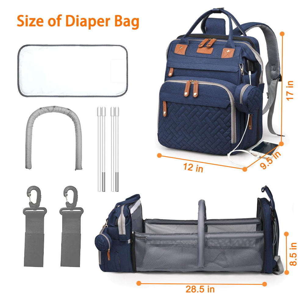 Astro alan stroller-straps allow bag to hang securely on strollers