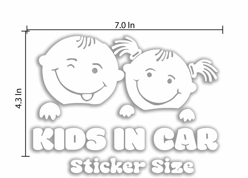 Astute Grace baby on board sticker car white 608 easy peel and stick for quick application
