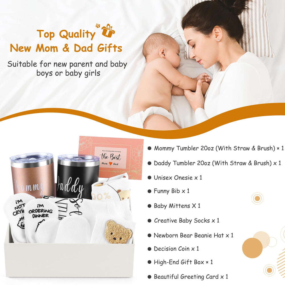 Asukin gift-set presentation in a stylish package for baby showers.