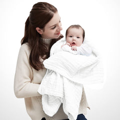 Asung ultra-soft cotton towel feels thick yet breathable for delicate skin