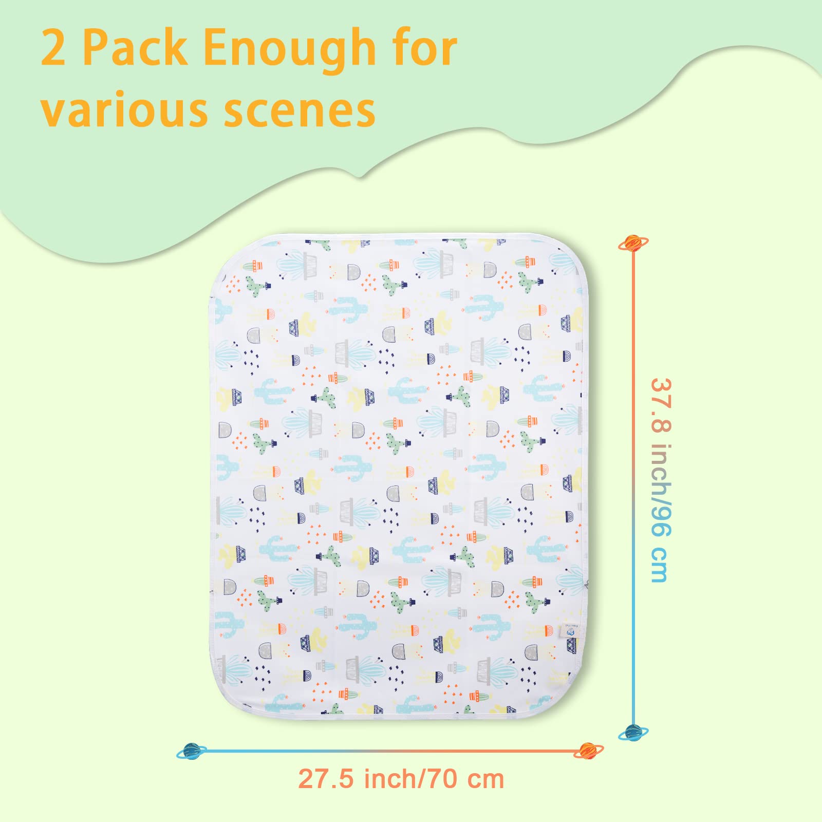 Asung changing pad is machine washable for easy cleaning.