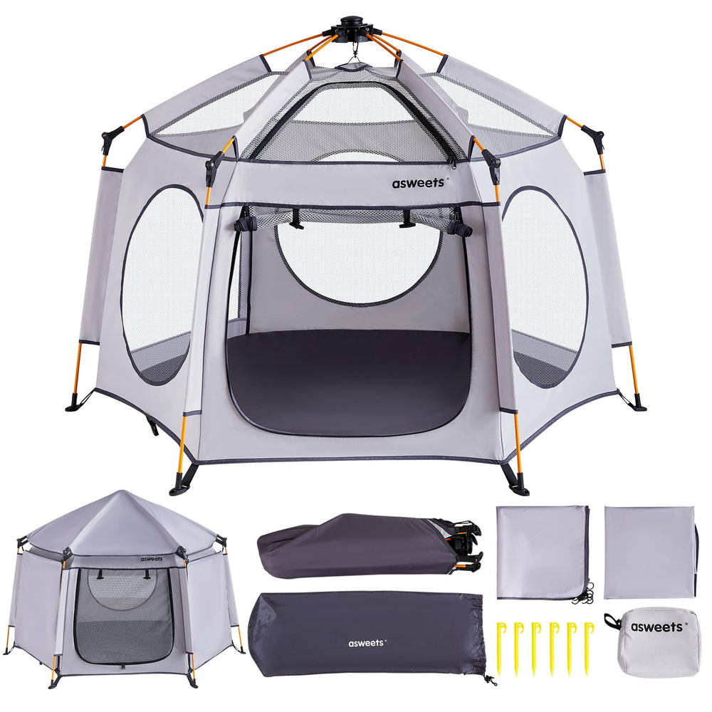 Asweets 4-in-1 pop-up playpen setup for quick, stress-free assembly and instant play space.