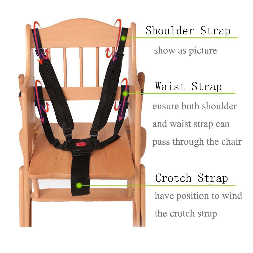 AT seat belt in-stroller setup demonstrates quick, simple harness with versatile use
