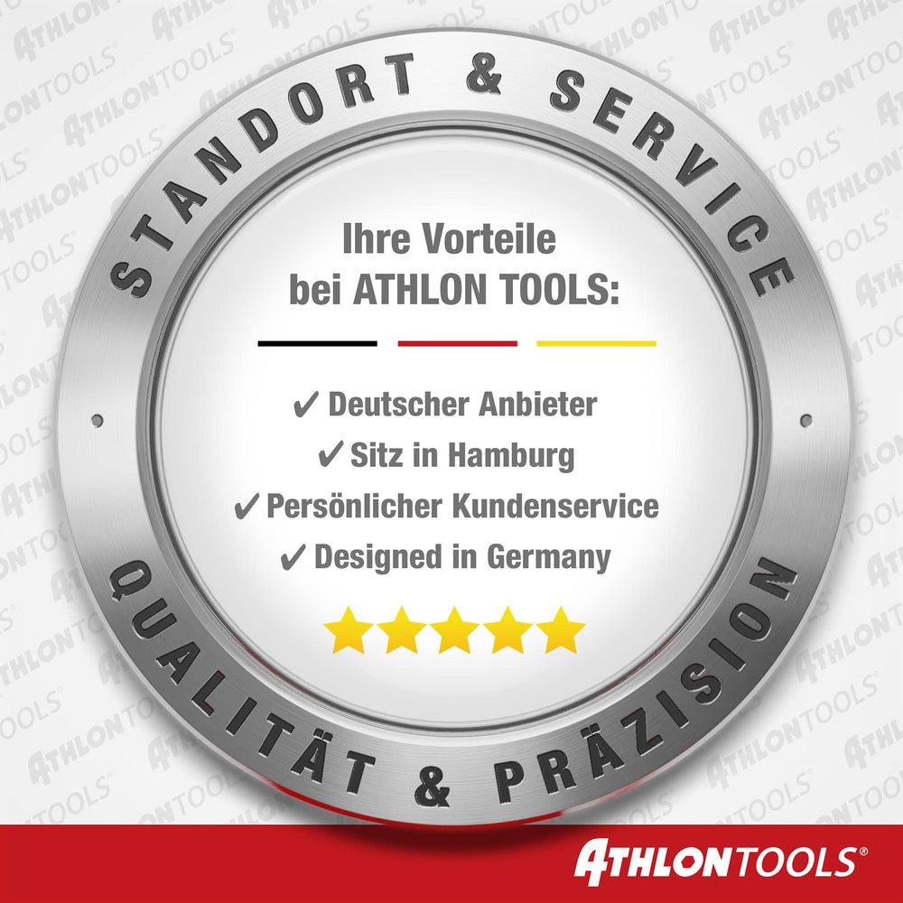 Athlon Tools German designed pad with premium finish and protective features.