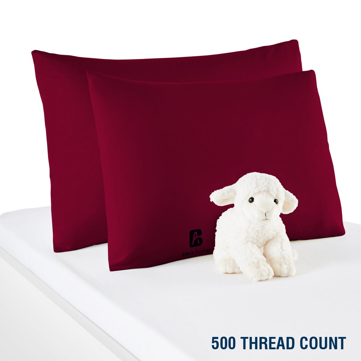 Atiksh Beddings easy-care cotton pillowcase simplifies washes between trips.