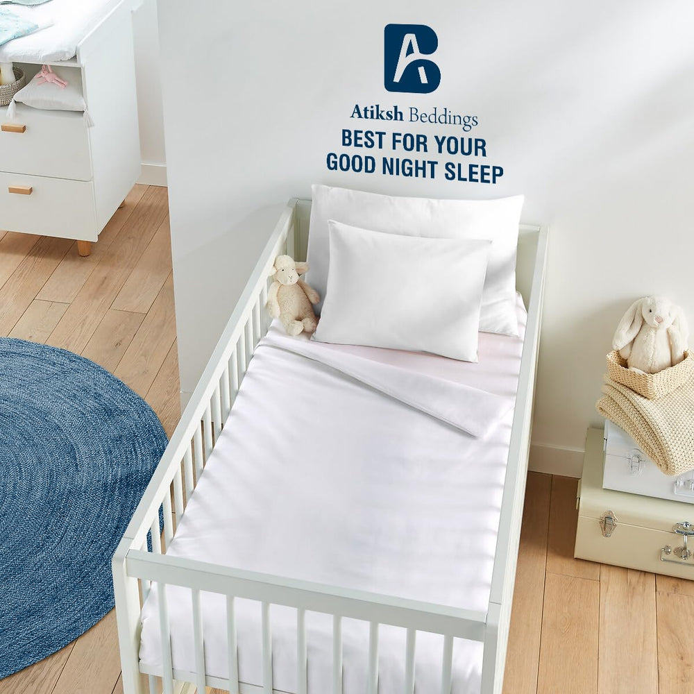 Atiksh Beddings toddler pillowcase with zipper closure keeping pillow secure.