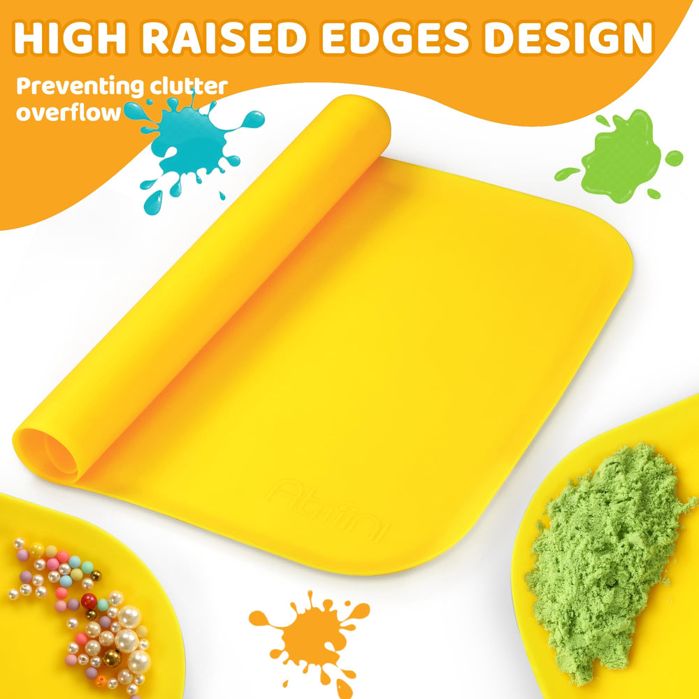 AtMini non-slip surface keeps crafts stable for budding artists