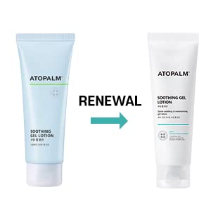 ATOPALM gel-lotion used as a soothing mask pack for targeted comfort