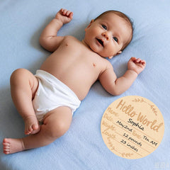 ATOPXiNG double-sided writing area suitable for baby name and milestone notes