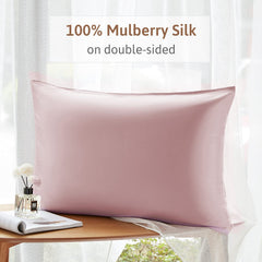 ATreebag pillowcase silk close-up texture highlighting soft breathable fabric