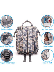 Atsabdas camo backpack highlights waterproof fabric and lightweight feel