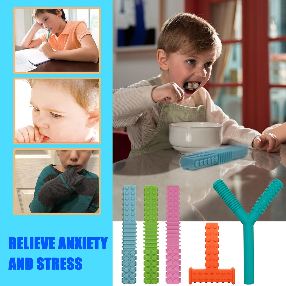 Atsky teething tubes easy-clean design, rinses quickly.