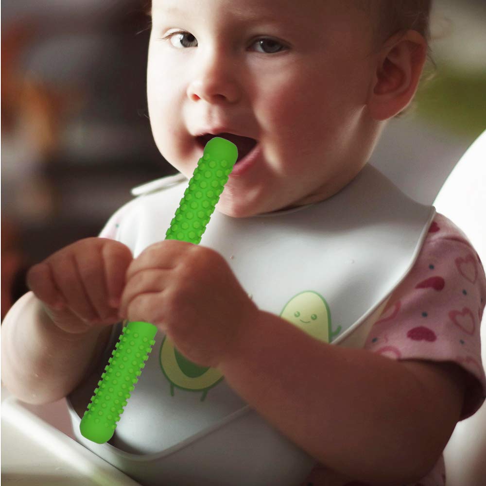 Atsky teething tubes gift-ready packaging for baby showers.
