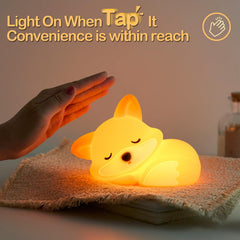 ATSUI Fox Night Light soft light supports peaceful sleep for kids.