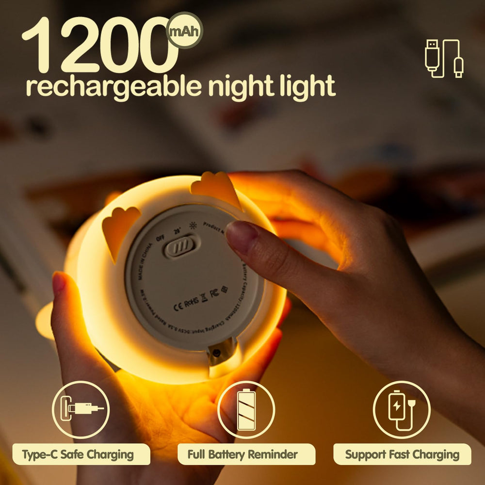 ATSUI Penguin Night Light delivers up to 16 hours on a full charge.