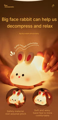 ATSUI Rabbit Night Light with 3-level brightness controls for flexible nighttime routines.