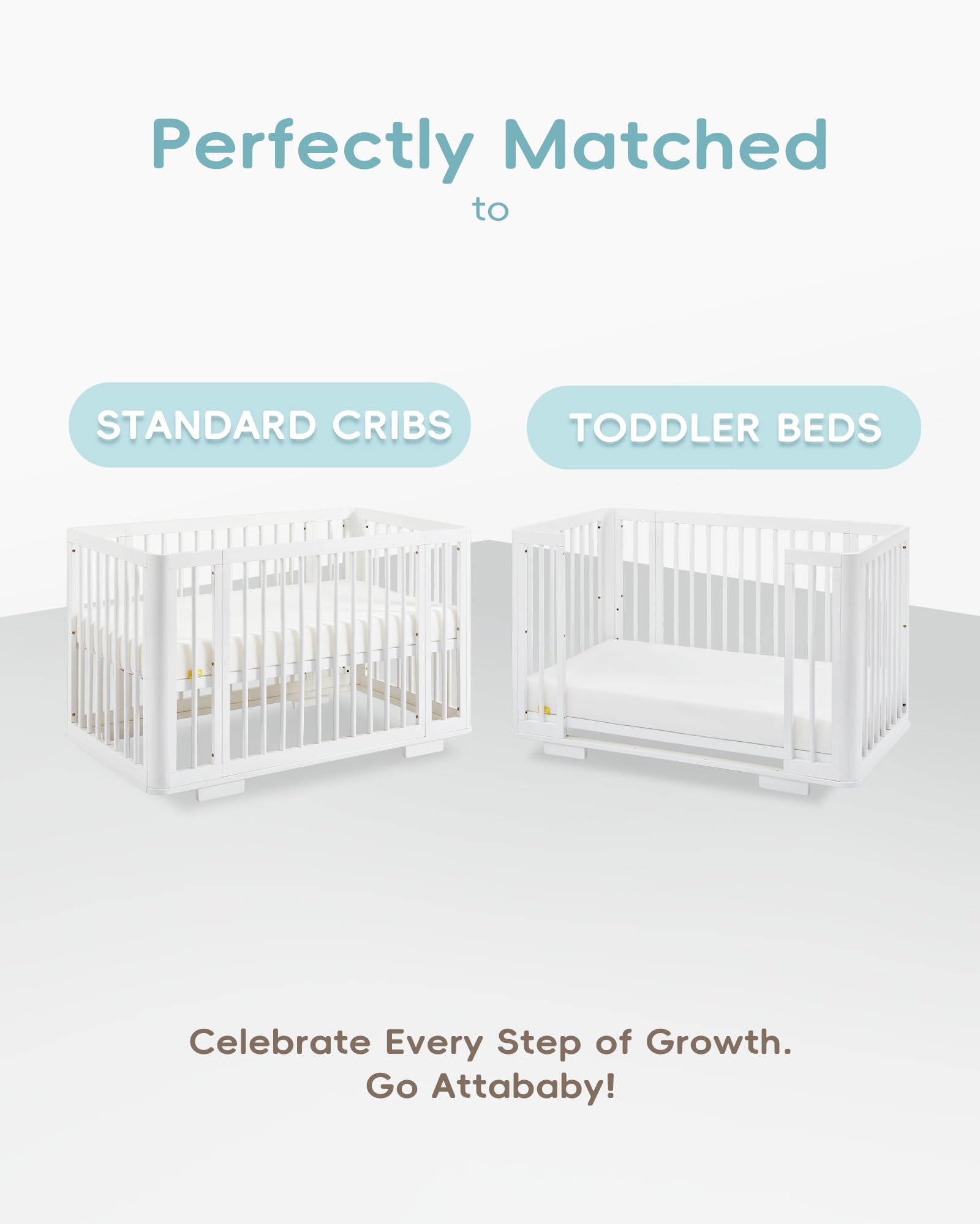 ATTABABY machine-washable cover close-up for easy cleanup.
