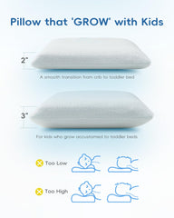 ATTABABY toddler pillow adjustable thickness demonstration
