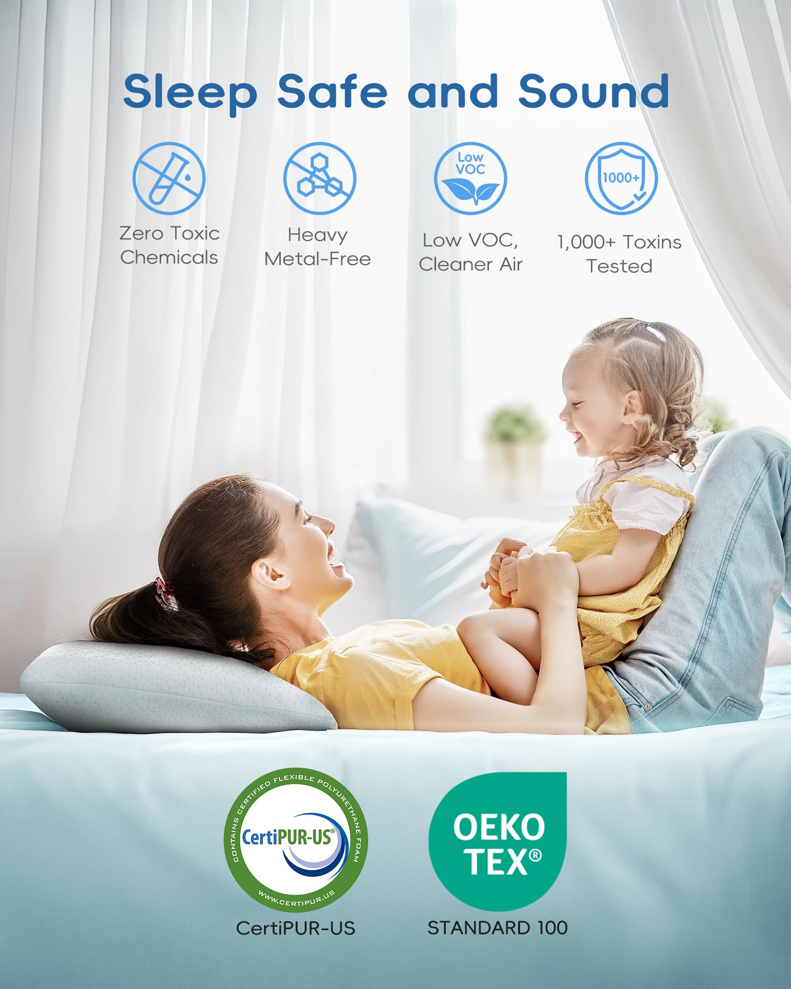 ATTABABY toddler pillow cooling gel for temperature control