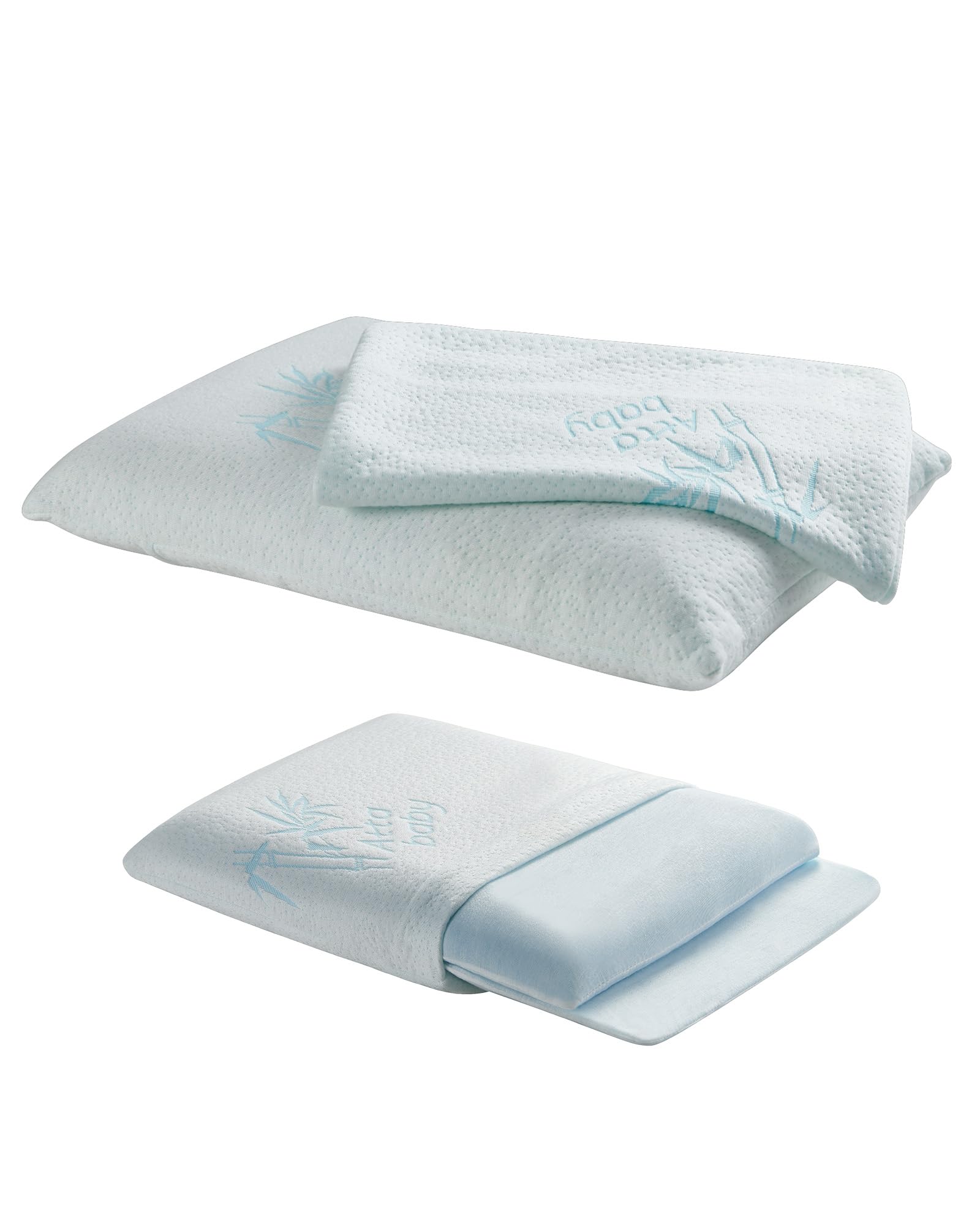 ATTABABY toddler pillow inserts with dual thickness for growing kids