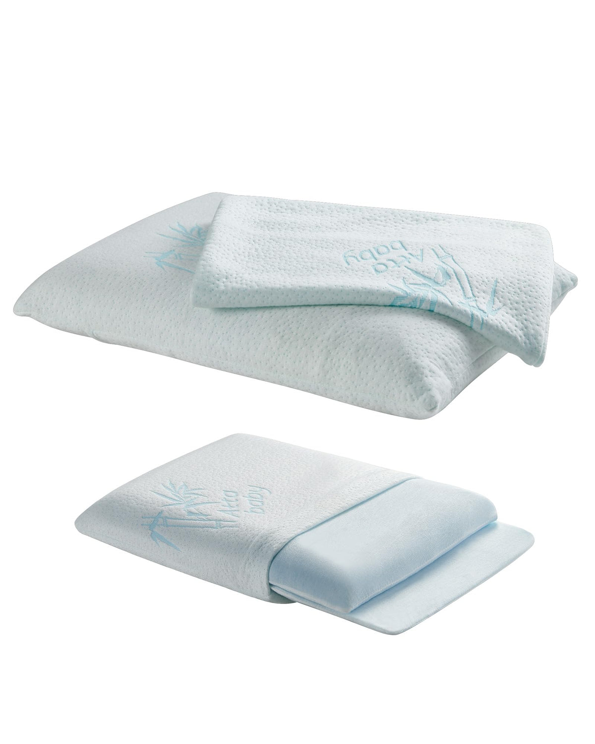 ATTABABY toddler pillow inserts with dual thickness for growing kids
