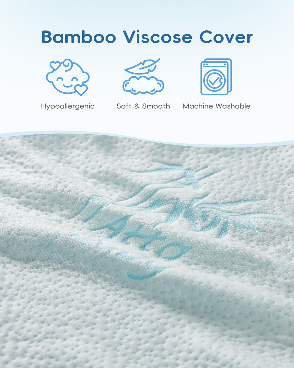 ATTABABY toddler pillow ventilated holes for airflow