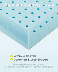ATTABABY breathable pillow showing ventilation holes keeps sleepers cooler.