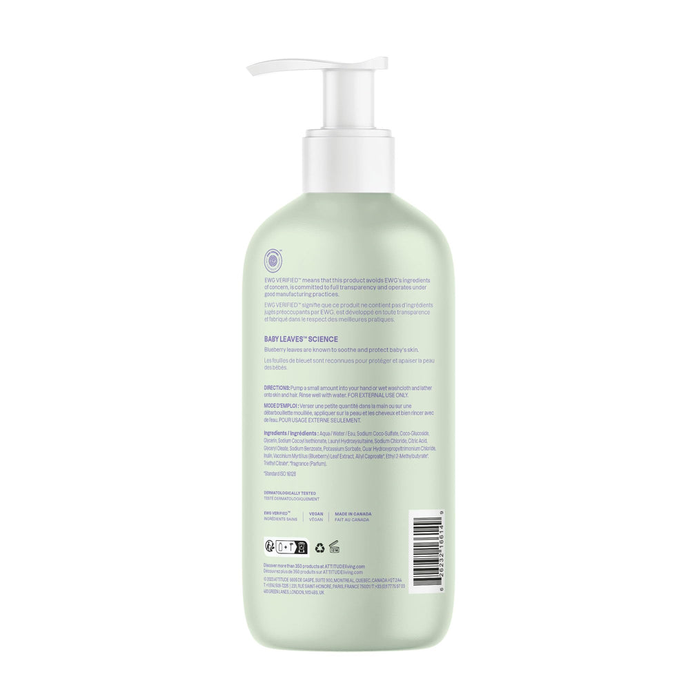 ATTITUDE dermatologically tested badge reinforces gentle, baby-friendly skincare claims