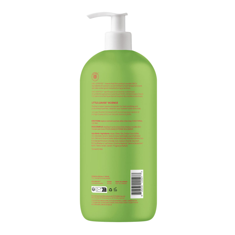ATTITUDE recyclable bottle with cardboard refill promotes waste-reducing bathroom routines.
