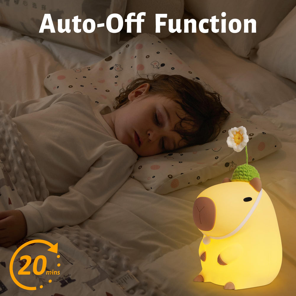 Attivolife Capybara night light silicone exterior safe for little hands