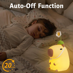 Attivolife Capybara night light silicone exterior safe for little hands