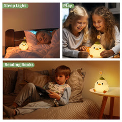 Attivolife cute duck night light dimmable brightness for cozy evenings.