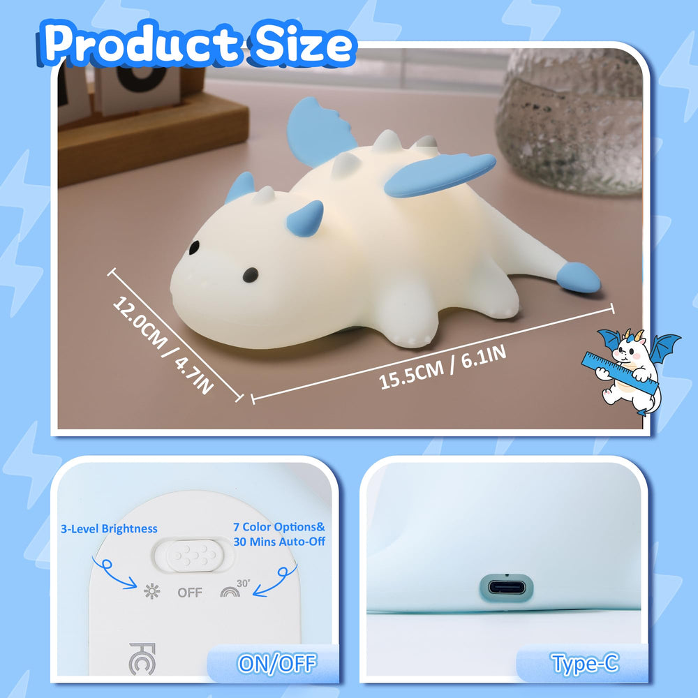 Attivolife Dragon Night Light makes a charming gift for children and dragon lovers.
