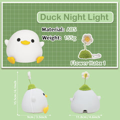 Attivolife duck night light auto-off timer keeps rooms calm and energy-efficient.
