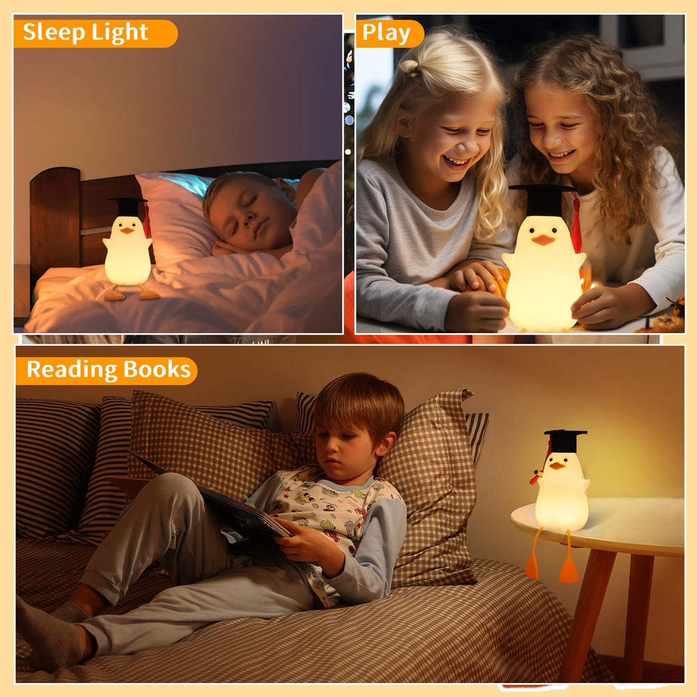 Attivolife graduation gift duck night light in gift-ready packaging.