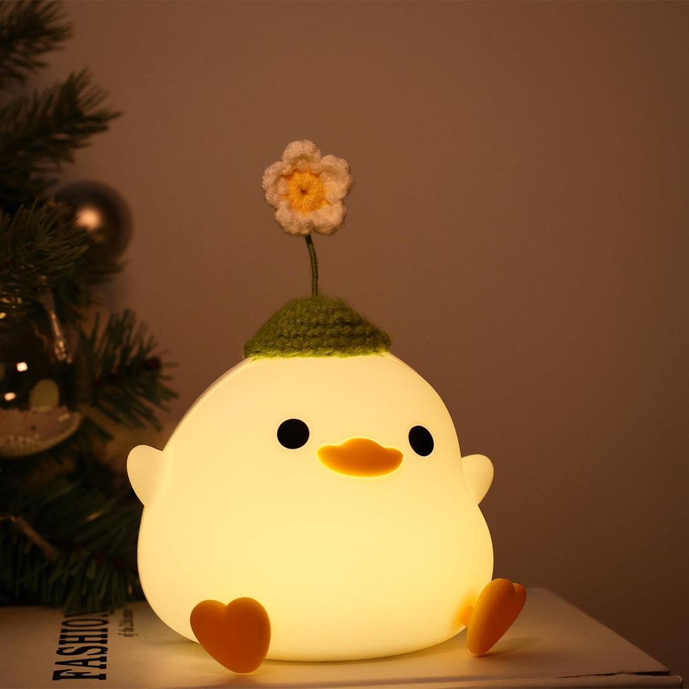 Attivolife duck night light enhances living room or party ambiance with soft glow.