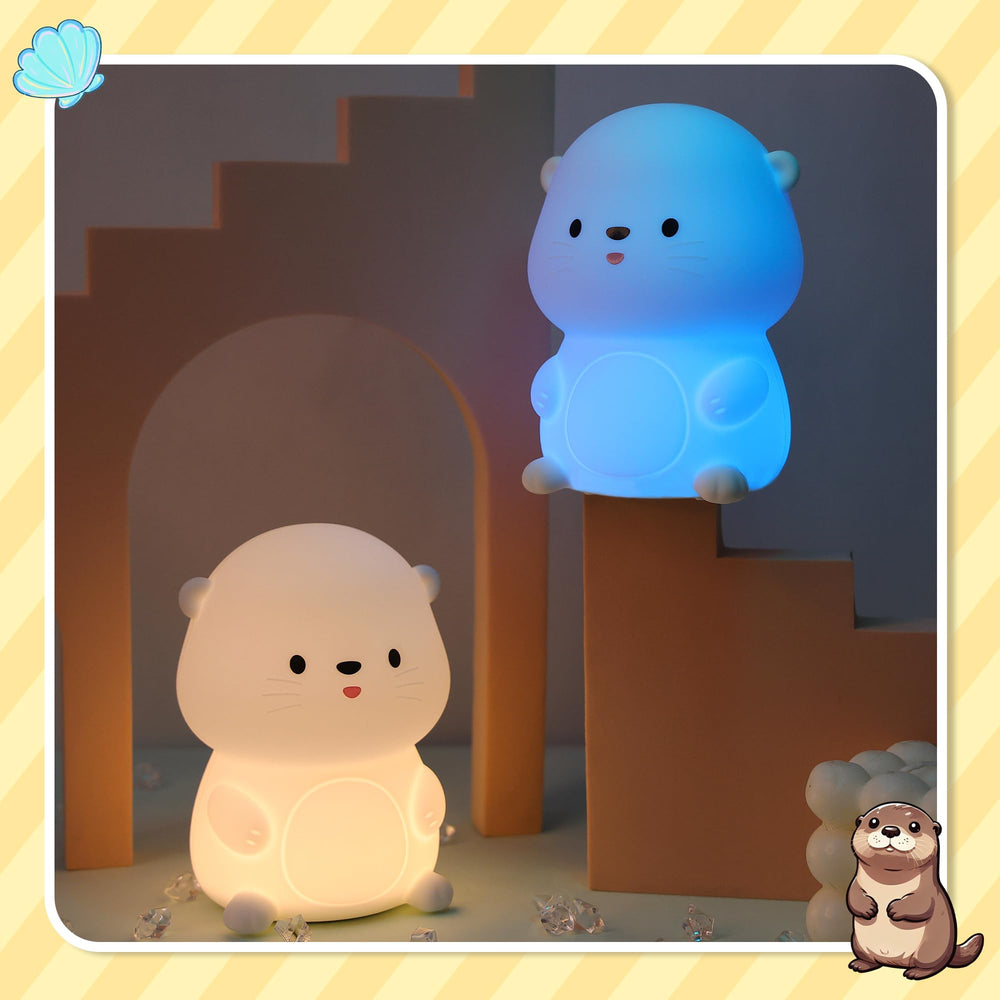 Attivolife gift-ready otter night light presented as a thoughtful present
