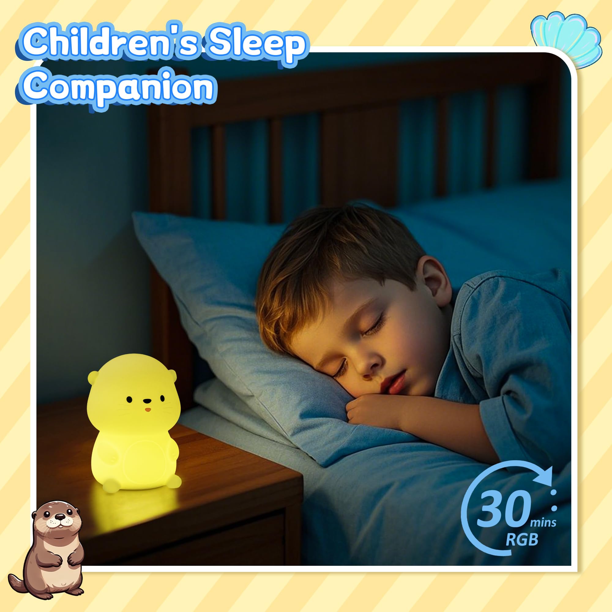 Attivolife 30-minute auto-off timer helps establish a calm bedtime routine