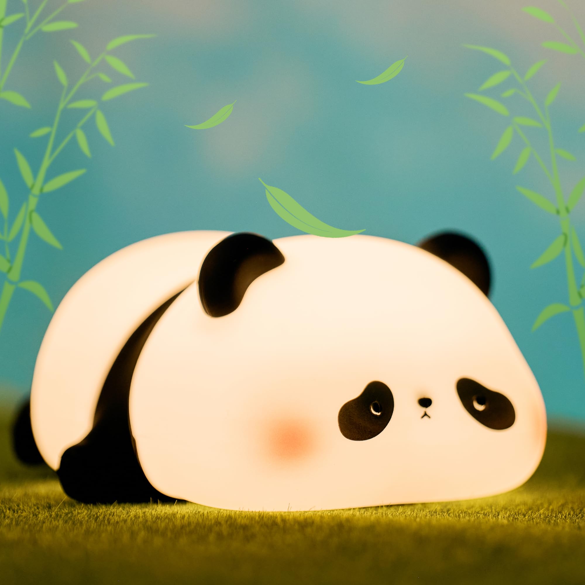 Attivolife Panda Night Light on bedside glow suitable for late-night reading